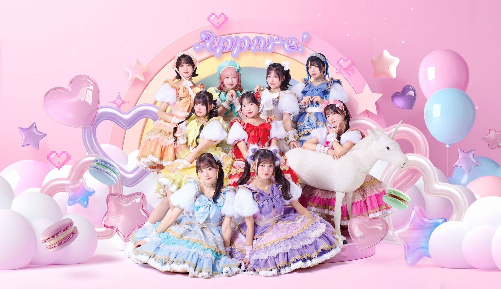 Appare! ニューシングル「骨格アイドル♡虹ベユニコーン」 リリース記念イベント@川崎ラ チッタデッラ中央噴水広場のメイン画像